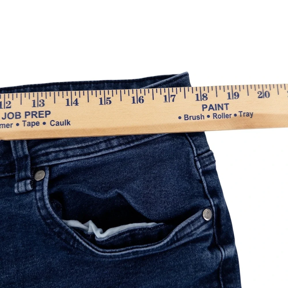The Perfect Jean‎ TPJ Mens 36x32 Athletic Fit Blue Dark Wash Stretch Denim Jeans